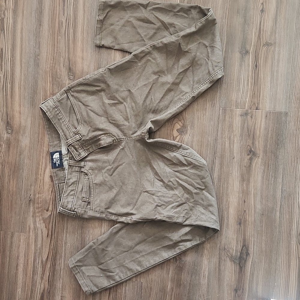 Th north face, green pants